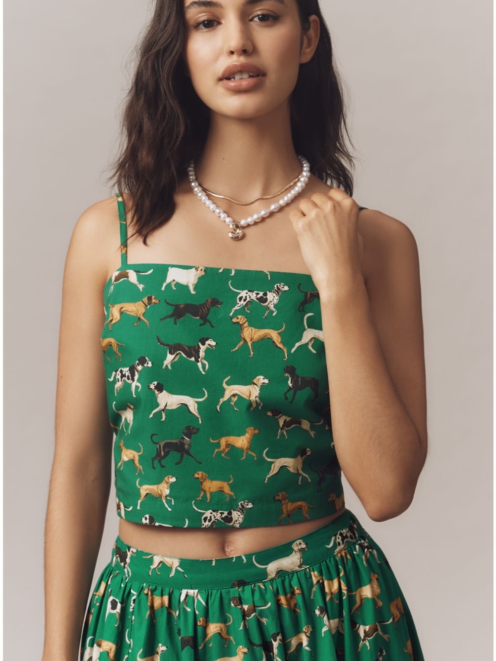 Maeve Straight-Neck Crop Tank